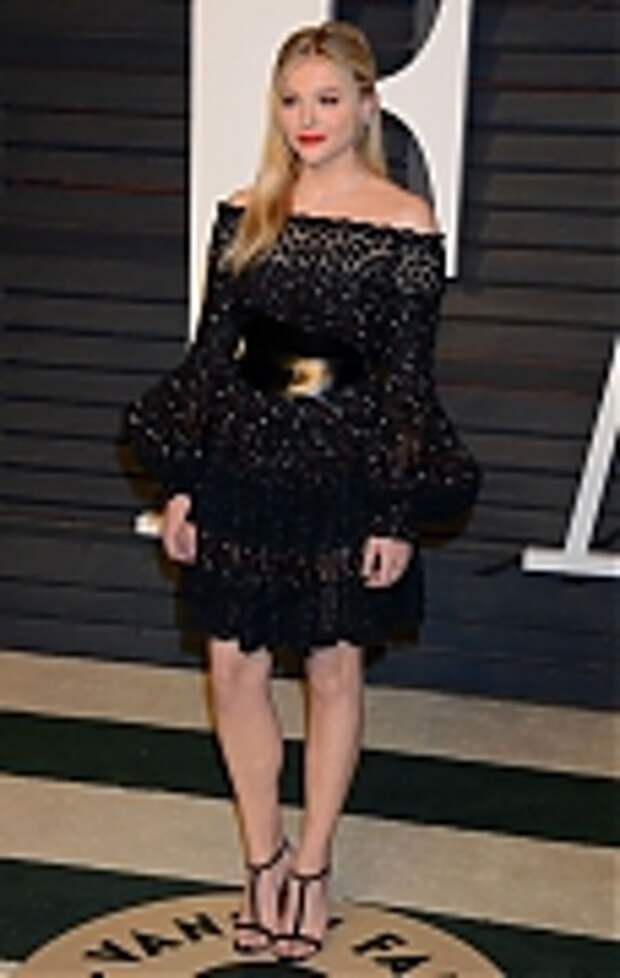 Хлоя Морец (Chloe Moretz) на вечеринке Vanity Fair Oscar Party 2015