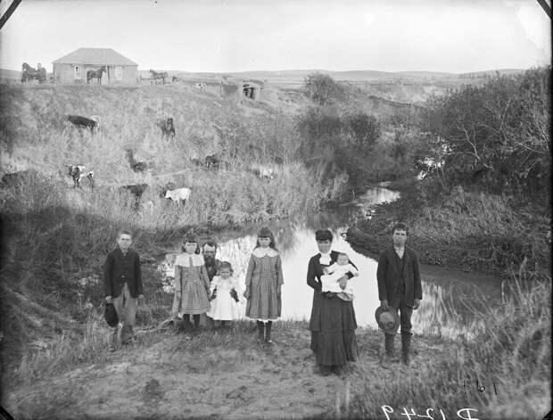 Как поднималась американская целина. Архивные фотографии пионеров Великих равнин конца 19-го века 33