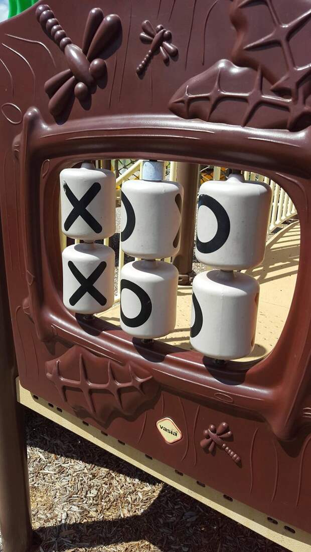 This Useless Playground Tic-Tac-Toe Board