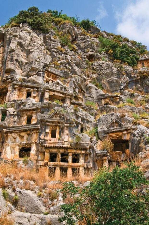 Заброшенный город Мира древней Ликии, Турция