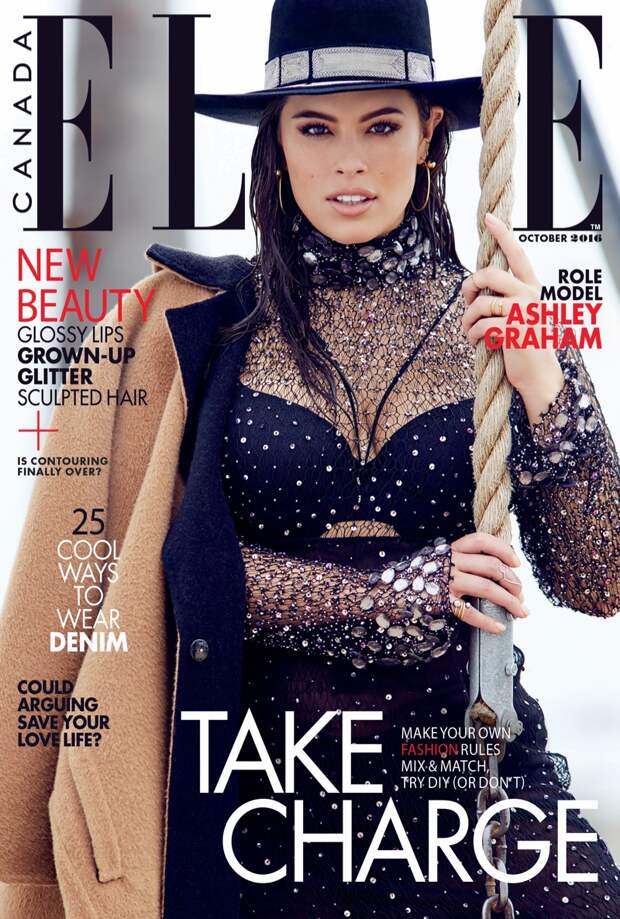 Эшли Грэм в ELLE Canada Эшли Грэм в ELLE Canada