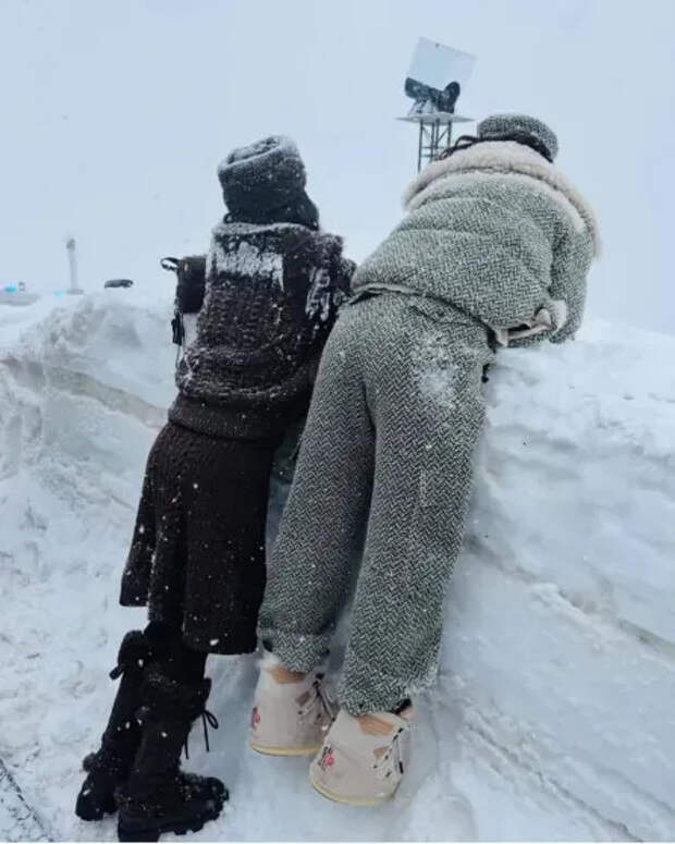 Дева Кассель в Куршевеле