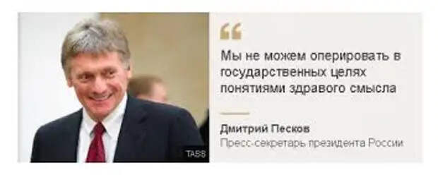 без комментариев :: здравый смысл :: песков :: цитата :: политота (Приколы  про политику и политиков) / картинки, гифки, прикольные комиксы, интересные  статьи по теме.