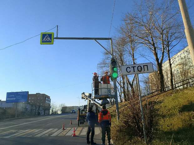 На дорогах Владивостока за месяц появилось более 80 знаков