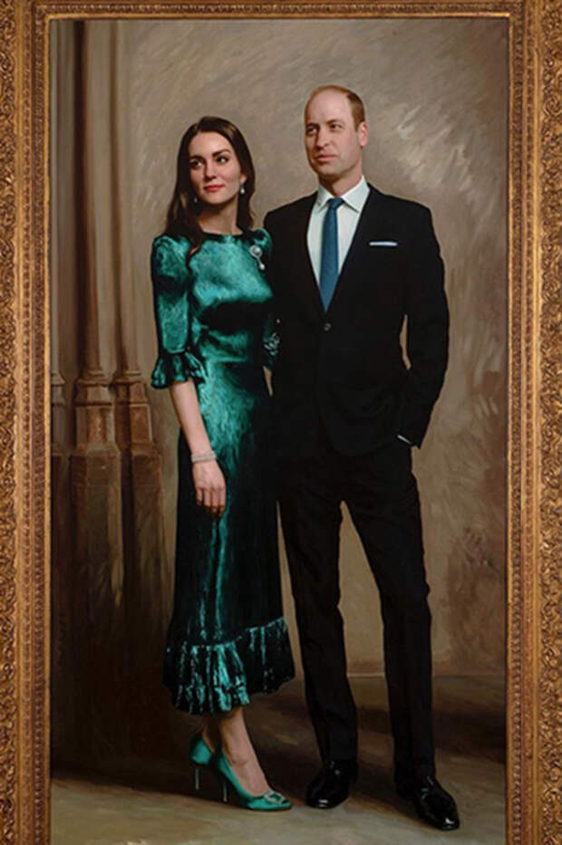 Представлен первый официальный портрет Кейт Миддлтон и принца Уильяма