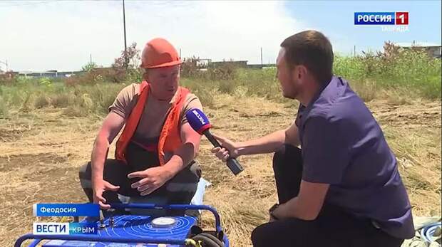 В Феодосии производят замену водопроводной магистрали