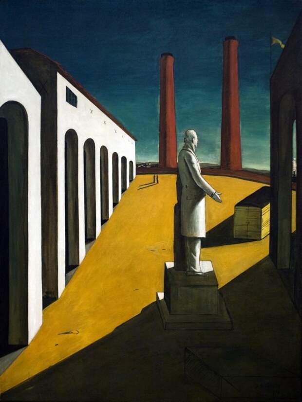Загадка дня, 1914 год. Автор: Giorgio de Chirico.