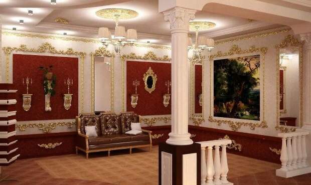 Колонны в интерьере: виды, материалы, дизайн (30 фото)