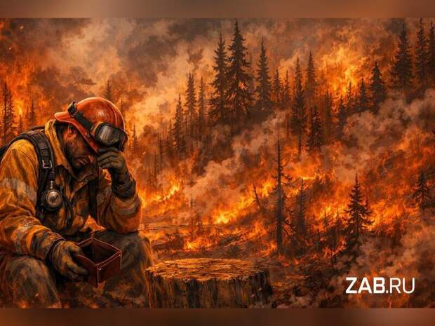 В самом горимом регионе России не хватает людей тушить леса