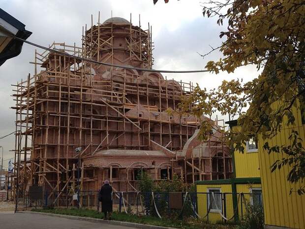 Строительство храма в честь св. кн. Александра Невского