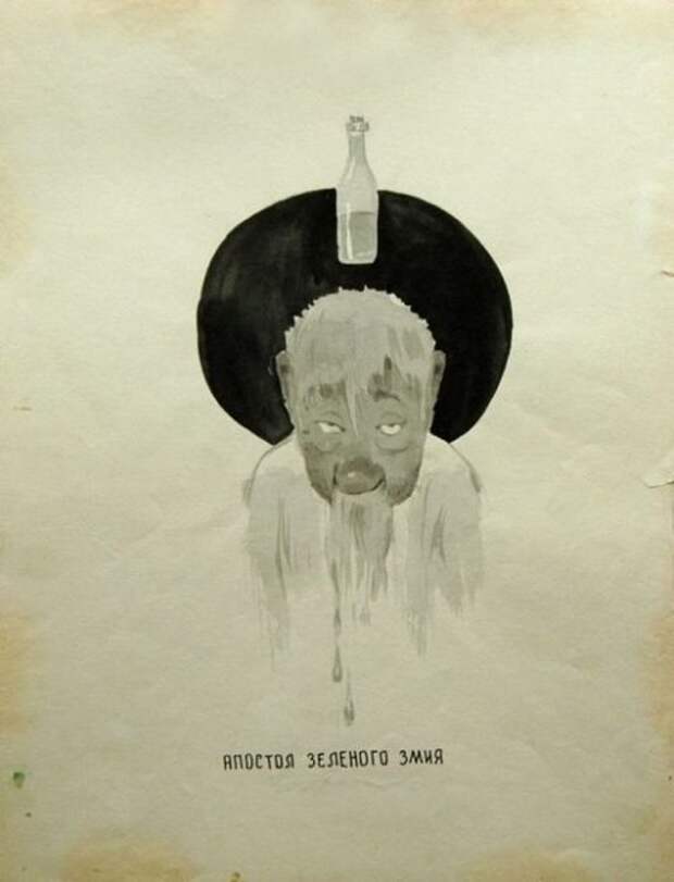 Антиалкогольные рисунки 1971