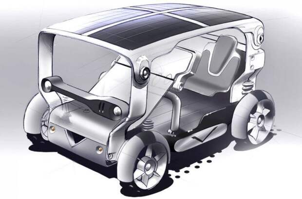 Многозадачная эклектика авто, автомобили, будущее, концепт, концепт-кар, технологии, экология, электромобиль
