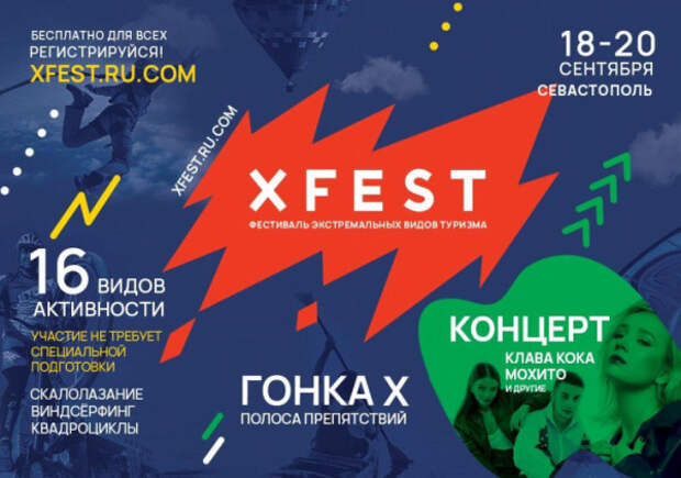 В Севастополе проходит фестиваль экстремальных видов туризма «XFEST 2020»