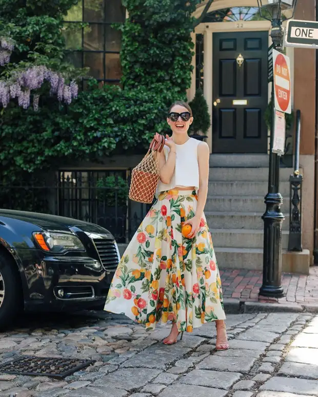 Как и с чем стильно носить длинные юбки летом: 17 женственных идей