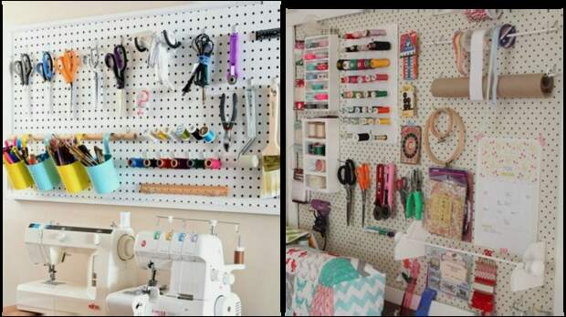 Сегодня я хочу поделиться с вами, как мне удалось максимально эффективно использовать зашторное пространство, для своего швейного уголка.-4-2