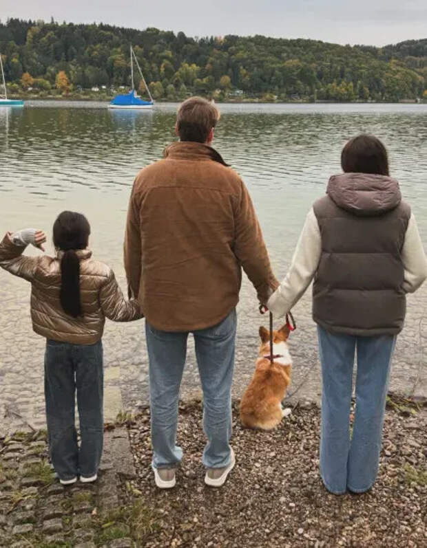 Алексей Воробьёв и Аида Гарифуллина с дочерью