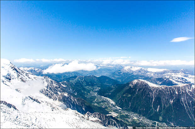 Путешествие на Вершину Aiguille Du Midi 3842 метра над уровнем моря