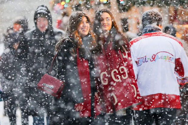 В Приморском крае из-за циклона начался снегопад и появились сугробы