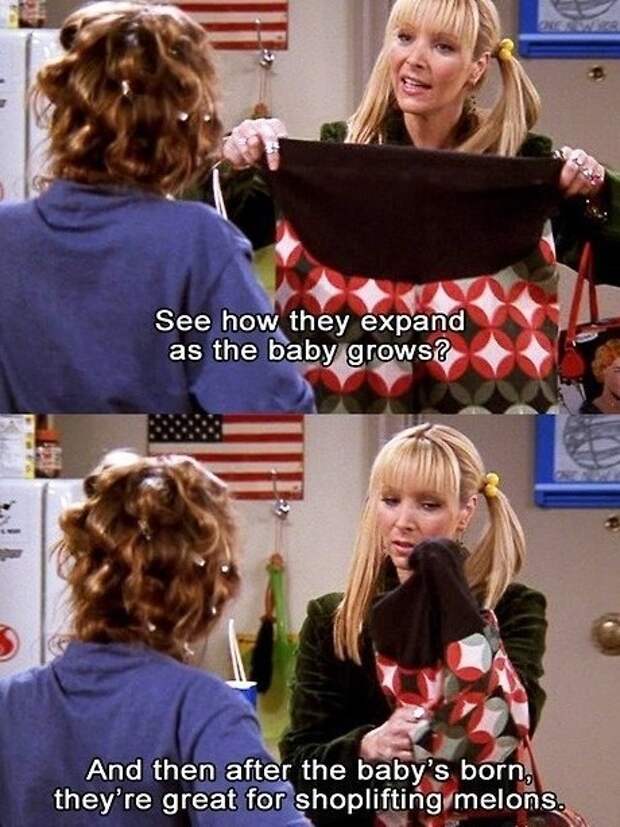 When she came up with practical uses for maternity pants beyond pregnancy: