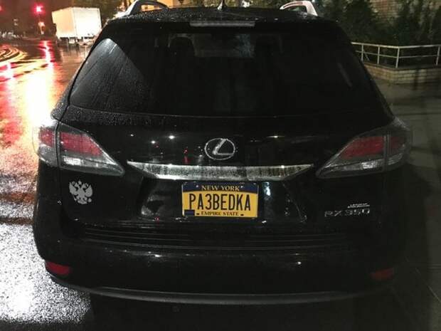 «Русские» автомобильные номера в США (25 фото)