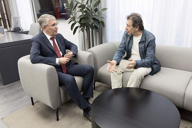 Дмитрий Миляев и Евгений Князев обсудили сотрудничество Тульской области и театральной "Щуки"