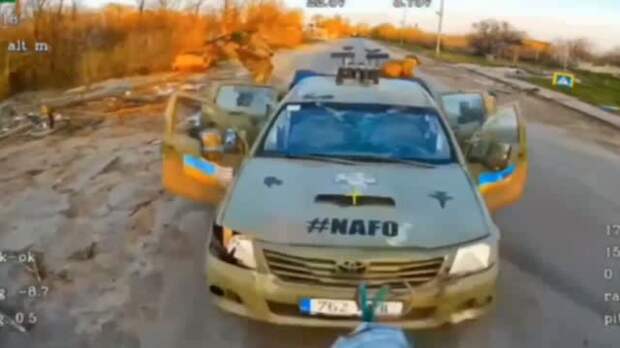 Мощное уничтожение техники ВСУ под Красноармейском попало на видео