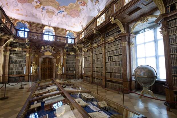 Austria - Melk Abbey Library