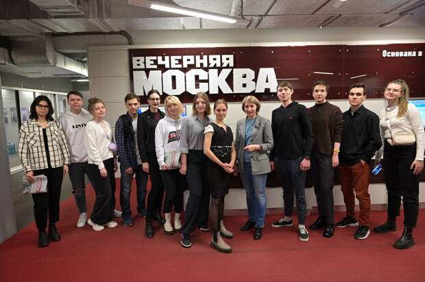 Активисты «МедиаШУМа» посетили редакцию газеты «Вечерняя Москва»