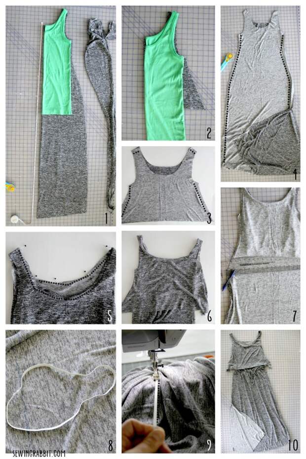 Сарафан с двойным верхом (Diy)