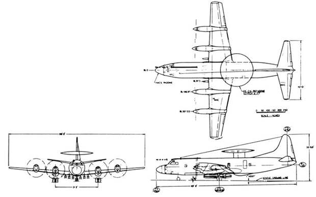 Как выглядел перехватчик на базе C-135 Stratolifter пока неизвестно, но очень похожий проект был у Флота США на базе P-3 Orion. 
