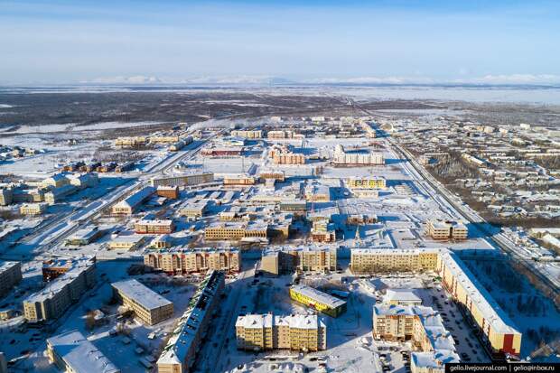 Салехард с высоты: уникальный город на полярном круге