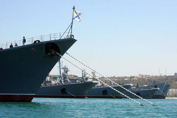 Корабли Черноморского флота Российской Федерации на военно-морской базе. Фото: Алексей Павлишак / ИТАР-ТАСС