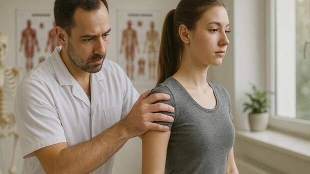 Девушка приеме у врача / Изображение сгенерировано ИИ ChatGPT / amic.ru