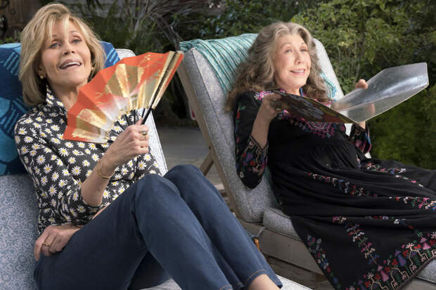 Jane Fonda and Lily Tomlin, Grace and Frankie | Photo Credits: Melissa Moseley / Netflix