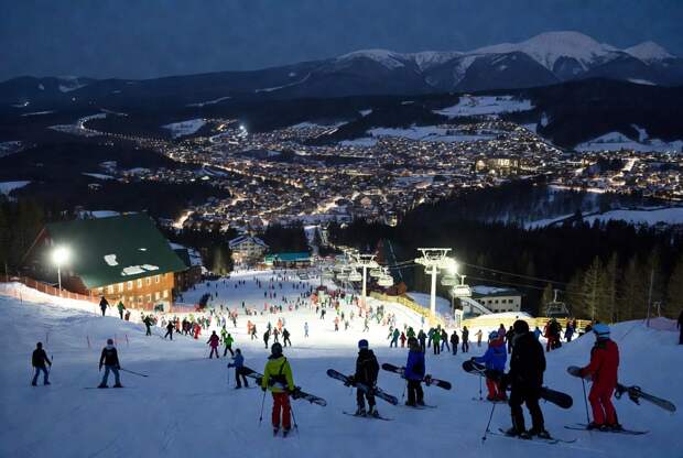 Украинцы массово едут на Буквель из-за отсутствия там проблем с электричеством