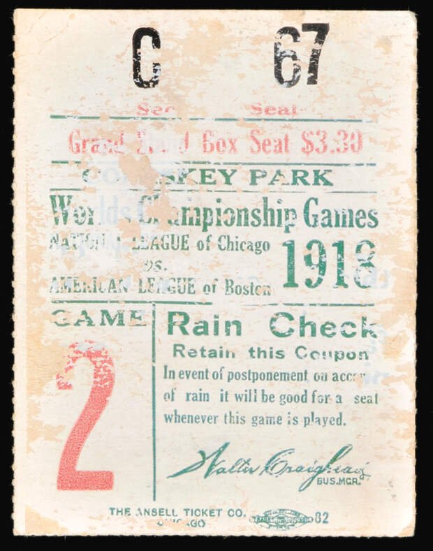 1918 ticket