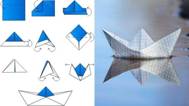 А вы запускали бумажные кораблики? 8 схем, которые вернут вас в детство бумажные кораблики, детство, запускать, лужи, ностальгия