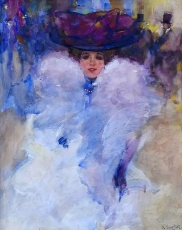 Художник Victor Guerrier (1893 – 1968). Нежная красота Парижа