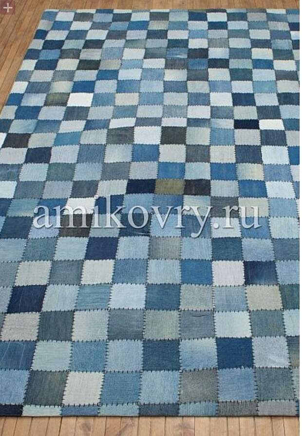 Ковры из старых джинсов Jeans Pocket Rug AMIKOVRY (подборка)
