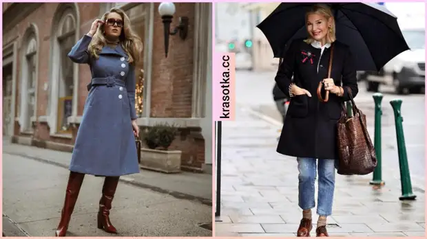 Как и с чем носить пальто-трапецию: 10 модных идей