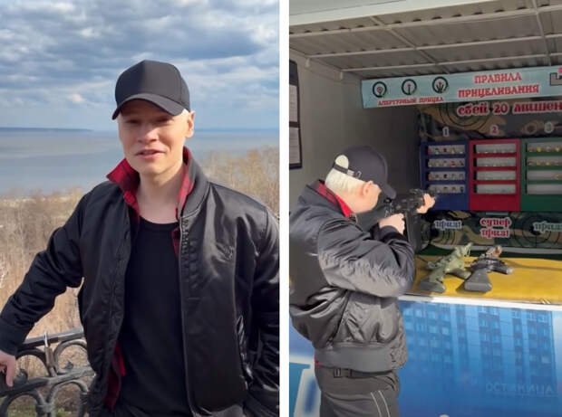 SHAMAN в свой выходной погулял по Ульяновску и пострелял в тире