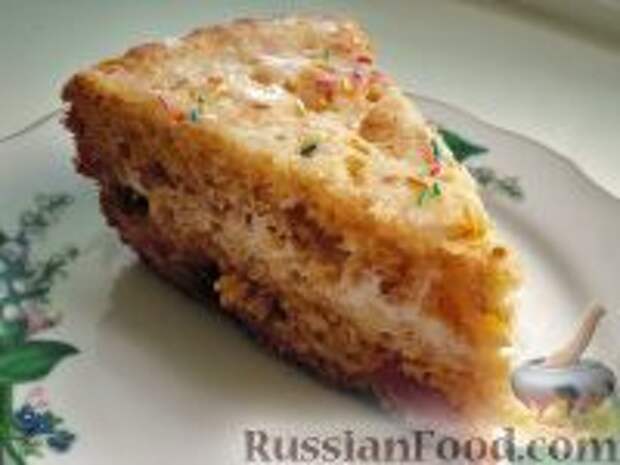 Фото приготовления рецепта: Пирог с вареньем "Нежный" - шаг №9