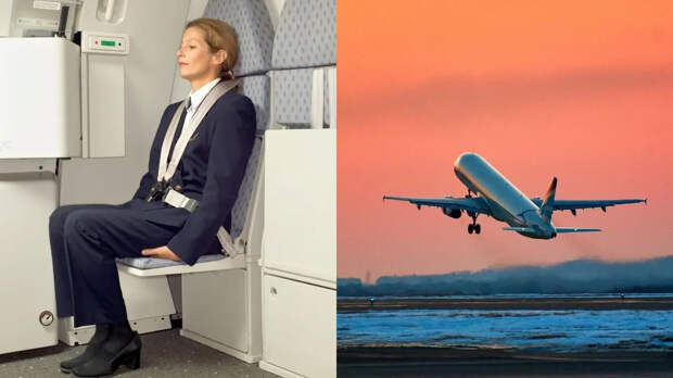 Не привычка, а защита: почему бортпроводники прячут руки под бёдрами при взлёте и посадке