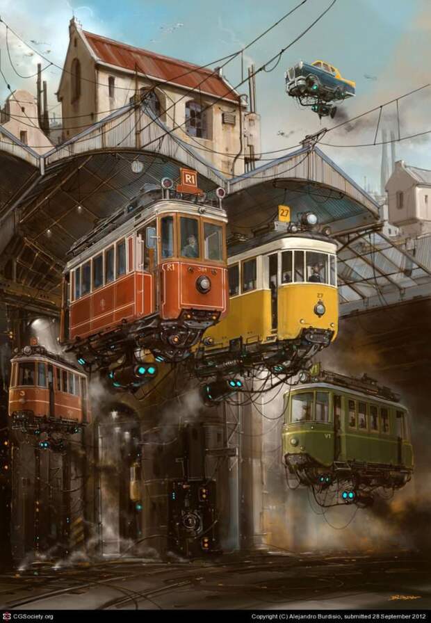 авто, художник, Alejandro Burdisio