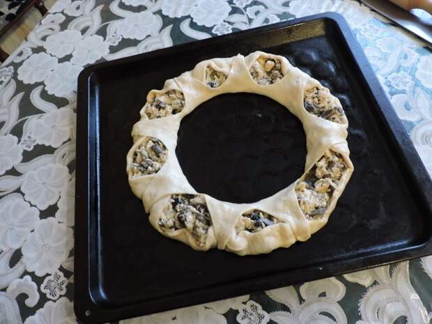 Пирог с грибами Пирог с грибами грибы, еда, пирог, сделай сам, фоничка