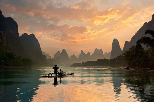 Riverof06 Красивые пейзажи китайской реки поэтов и художников