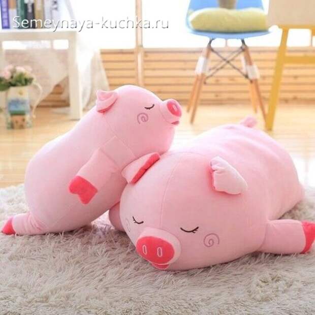 как сшить свинью