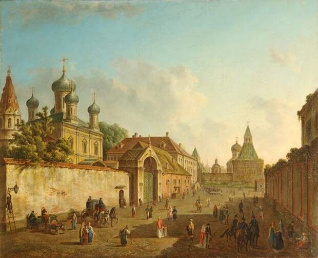Вид от Лубянки на Владимирские ворота