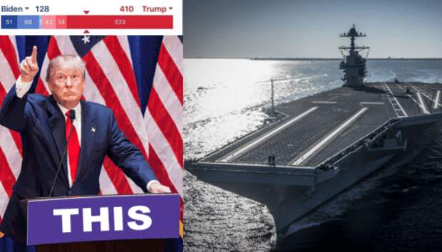 Трамп набирает 410 голосов выборщиков. Глубинное государство переходит к плану “Б”.