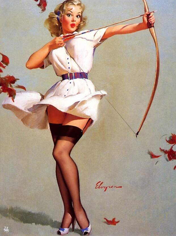 Pin-up — художник Джил Элвгрен